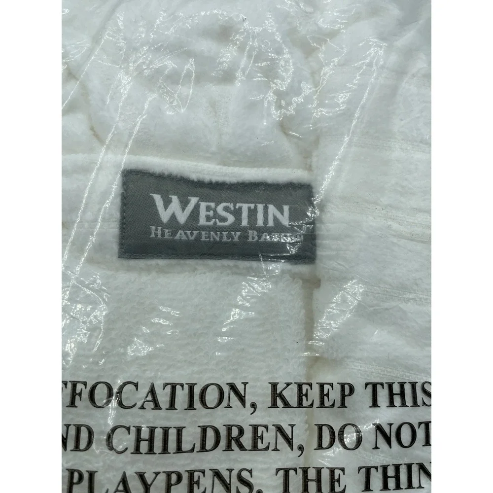 Westin Marriott Hotel Luxury Bath Robe, Heavenlybath, One Size Fit Most, White - Picture 2 of 7